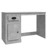 Scrivania Cassetto Grigio Cemento 115x50x75cm Legno truciolato
