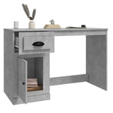 Scrivania Cassetto Grigio Cemento 115x50x75cm Legno truciolato