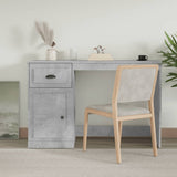 Scrivania Cassetto Grigio Cemento 115x50x75cm Legno truciolato