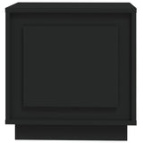 Comodini 2 pz Neri 44x35x45 cm in Legno truciolato