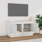 Mobile Porta TV Bianco 80x35x45 cm in Legno truciolato