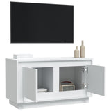 Mobile Porta TV Bianco 80x35x45 cm in Legno truciolato