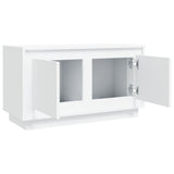 Mobile Porta TV Bianco 80x35x45 cm in Legno truciolato