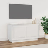 Mobile Porta TV Bianco 80x35x45 cm in Legno truciolato