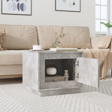 Tavolino da Salotto Grigio Cemento 51x50x44cm Legno truciolato