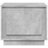 Tavolino da Salotto Grigio Cemento 51x50x44cm Legno truciolato