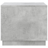 Tavolino da Salotto Grigio Cemento 51x50x44cm Legno truciolato