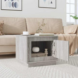 Tavolino da Salotto Grigio Sonoma 51x50x44 cm Legno truciolato