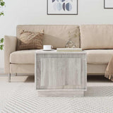 Tavolino da Salotto Grigio Sonoma 51x50x44 cm Legno truciolato