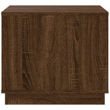 Tavolino da Salotto Rovere Marrone 51x50x44cm Legno truciolato