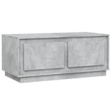 Tavolino Salotto Grigio Cemento 102x50x44 cm Legno truciolato