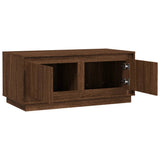 Tavolino Salotto Rovere Marrone 102x50x44 cm Legno truciolato