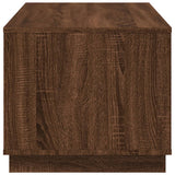 Tavolino Salotto Rovere Marrone 102x50x44 cm Legno truciolato