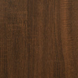 Tavolino Salotto Rovere Marrone 102x50x44 cm Legno truciolato