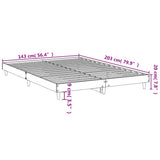 Giroletto Bianco 140x200 cm in Legno truciolato