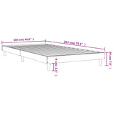 Giroletto Nero 100x200 cm in Legno truciolato