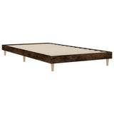 Giroletto senza Materasso Rovere Fumo 100x200 cm in Truciolato