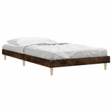 Giroletto senza Materasso Rovere Fumo 100x200 cm in Truciolato