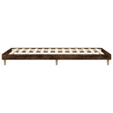 Giroletto senza Materasso Rovere Fumo 100x200 cm in Truciolato