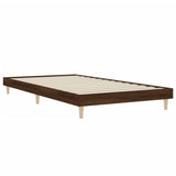 Giroletto senza Materasso Rovere Marrone 90x200cm in Truciolato