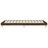 Giroletto senza Materasso Rovere Marrone 90x200cm in Truciolato