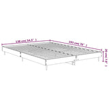 Giroletto Bianco Lucido 135x190 cm in Legno truciolato