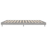 Giroletto senza Materasso Grigio Sonoma 180x200 cm Truciolato