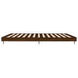 Giroletto senza Materasso Rovere Marrone 120x200 cm Truciolato