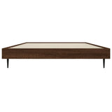 Giroletto senza Materasso Rovere Marrone 90x200cm in Truciolato