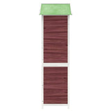 Rimessa da Giardino Moka 120x53,5x170 cm Legno Massello di Pino