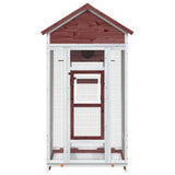 Casetta per Uccelli Moka 91,5x53x170 cm Legno Massello Pino