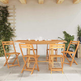 Tavolo Giardino Estensibile 110-160x80x75cm Legno Massello Teak