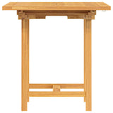 Tavolo Giardino Estensibile 110-160x80x75cm Legno Massello Teak