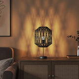 Paralume Nero 23x28 cm Ferro e Carta