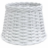 Paralume da Soffitto Bianco 25x17 cm in Vimini