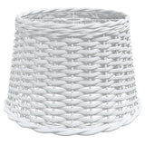 Paralume da Soffitto Bianco 40x26 cm in Vimini