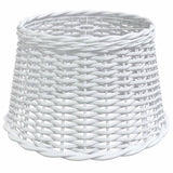 Paralume da Soffitto Bianco 45x28 cm in Vimini