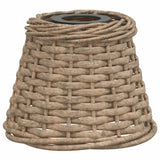 Paralume da Soffitto Marrone 15x12 cm in Vimini
