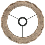 Paralume da Soffitto Marrone 30x20 cm in Vimini