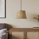 Paralume da Soffitto Marrone 30x20 cm in Vimini