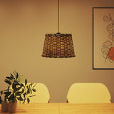 Paralume da Soffitto Marrone 40x26 cm in Vimini