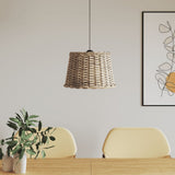 Paralume da Soffitto Marrone 40x26 cm in Vimini