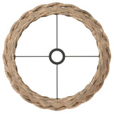 Paralume da Soffitto Marrone 45x28 cm in Vimini