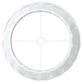 Paralume Bianco 25x17 cm in Vimini