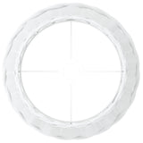 Paralume Bianco 38x23 cm in Vimini