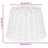 Paralume Marrone 30x20 cm in Vimini