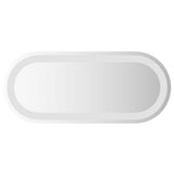 Specchio da Bagno LED 60x25 cm Ovale