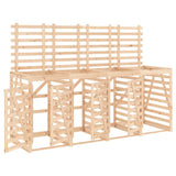 Copribidone Quadruplo in Legno Massello di Pino