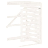Copribidone Quadruplo Bianco in Legno Massello di Pino