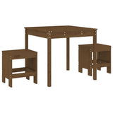 Set da Bistrot da Giardino 3 pz ambra in Legno Massello di Pino